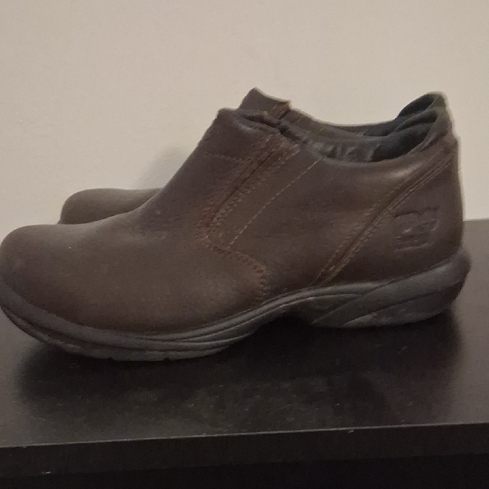 Timberland PRO Dark Brown Slip-On Booties